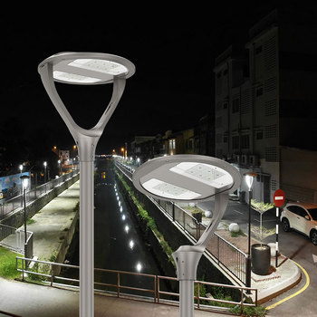 Alumbrado público Led ornamental jardines | Potencia 40W/60W/90W/100W | Vida útil (horas) 50000 | Temperatura de trabajo (℃) -40 ~50 | Garantía (año) 5-Años | Uso Parques | FP> 0.95  | SPD 6KV / 170lM/W