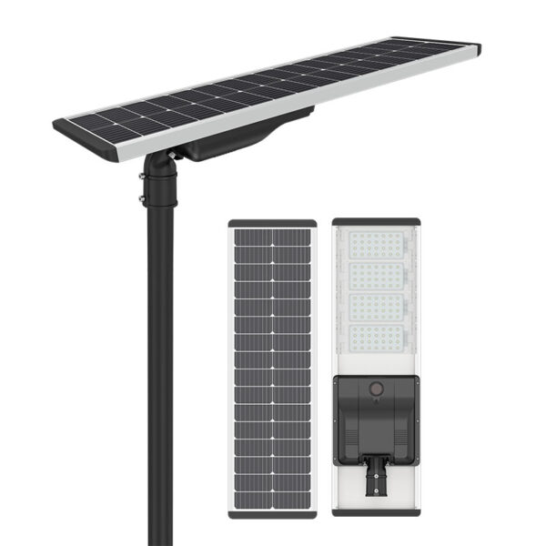 Alumbrado público solar Profesional 40w, 60w, 100w, 120w | Material del cuerpo de la lámpara Aluminio | Tiempo DE TRABAJO 8-40 horas/5-7 días | Vida útil L70>100, 000 horas | Distancia de instalación 20-45m | Clasificación IP IP66 | Timer dimming | Eficiencia 220LM /W | Lumen 8800LM - 26400LM