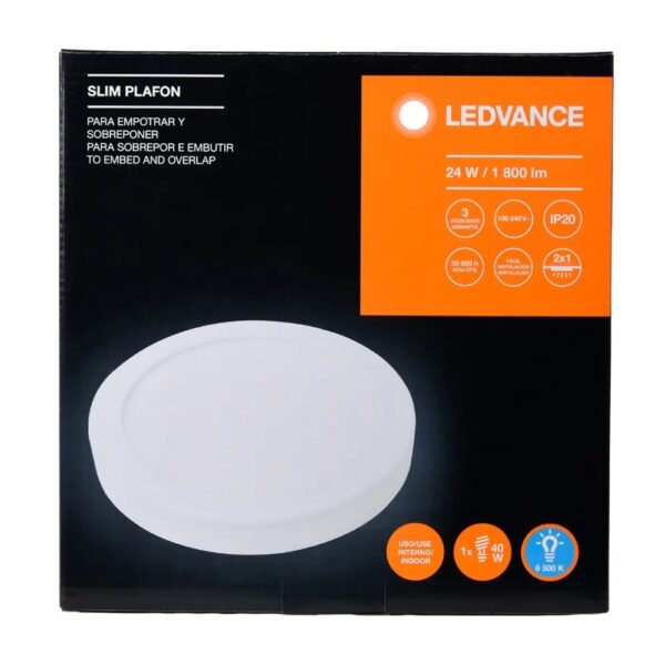 Panel Sobreponer 24W/830 Redondo G2 - Ledvance