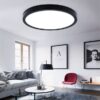 Luminaria Led Circular Tricolor Ip20 Sobreponer - Luz Blanca 24W - Lufardi