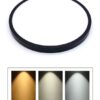 Luminaria Led Circular Tricolor Ip20 Sobreponer - Luz Blanca 48W - Lufardi
