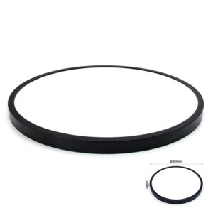 Luminaria Led Circular Tricolor Ip20 Sobreponer - Luz Blanca 48W - Lufardi