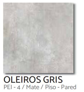 Cerámico Oleiros Rugoso Mate 41X41