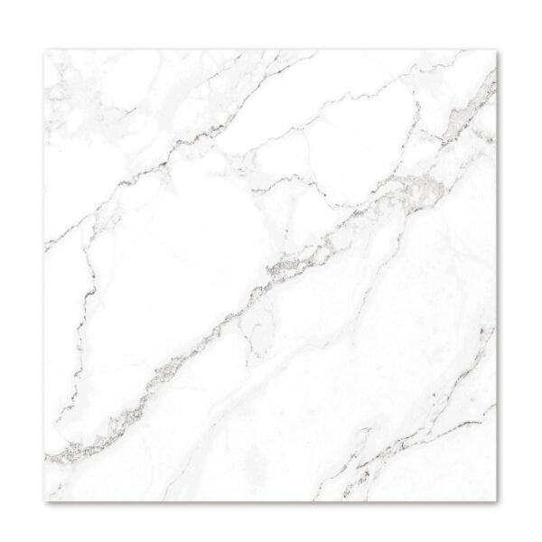 Piso Cerámico Marmolizado Blanco 45X45Cm