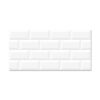 Cerámico Pared 30X60Cm Ladrillo Blanco 1.8M2
