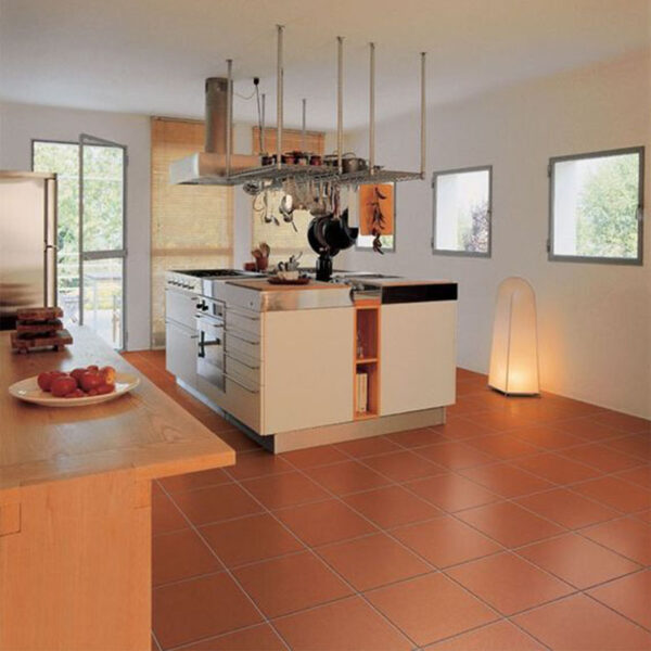 Piso Gres Tecnificado Mate 30X30Cm Rojo Natural 1M2