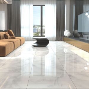 Piso Porcelanato Marmolizado Vitrificado Galoper Gris 60X60Cm 1.44M2