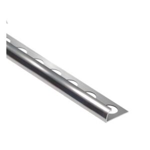 Perfil Aluminio Curvo Plateado 11.5Mm X 2.40M