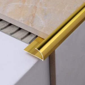Perfil Aluminio Curvo Dorado 11.5Mm X 2.40M