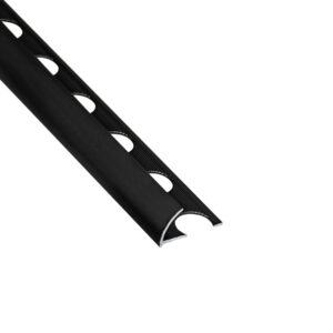 Perfil Aluminio Curvo Negro 11.5Mm X 2.40M