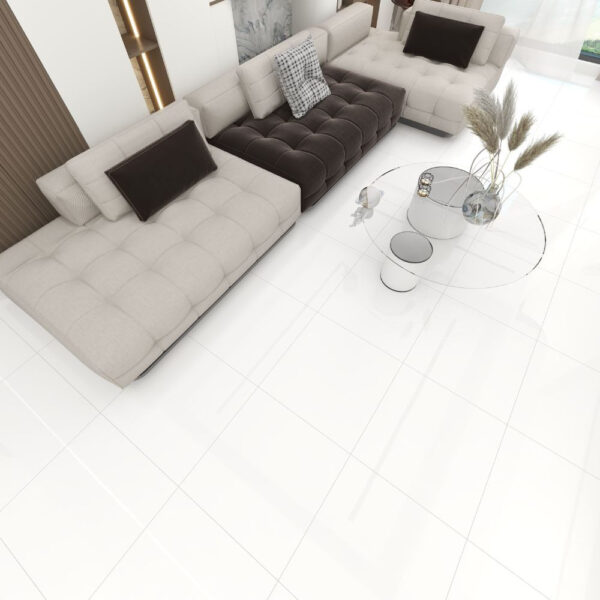 Porcelanato Vitrificado Habitare Z1 - Blanco