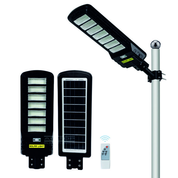 Luminaria Led Alumbrado Publico Solar 300W 12V 6000K Ip65 P/Poste - Lufardi