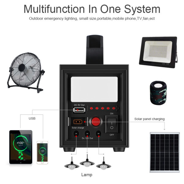 Sistema Solar 30W - 3 Años De Garantía