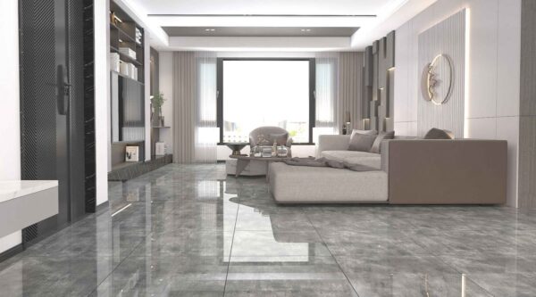 Porcelanato Vitrificado - Luxor - 60X60 Gris Oscuro