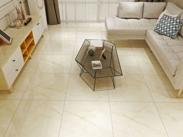 Porcelanato Vitrificado Marmolizado - Erbil - 60X60 Marmol Crema