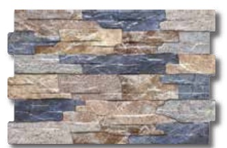 Cerámico Revestimiento 30X45 Glass Rustico Alto Relieve