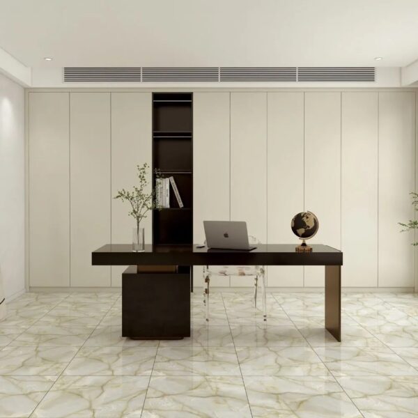 Piso Porcelanato Marmolizado Vitrificado Liana 60X60Cm 1.44M2