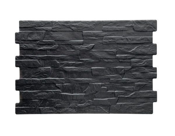 Cerámico Revestimiento Negro Rustico Alto Relieve