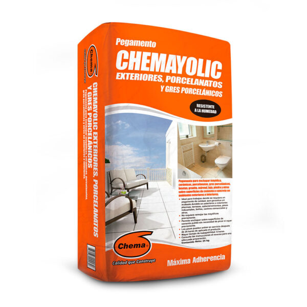 Pegamento Chema Chemayolic Para Exteriores 25Kg- Chema
