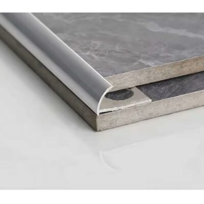 Perfil Aluminio Curvo Plateado 11.5Mm X 2.40M