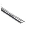 Perfil Aluminio Curvo Plateado 11.5Mm X 2.40M