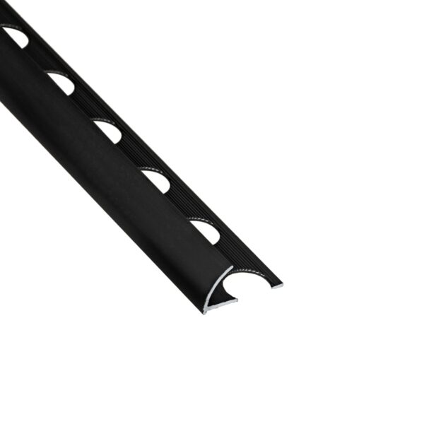 Perfil Aluminio Curvo Negro 11.5Mm X 2.40M