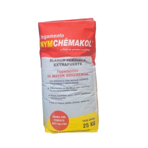 Pegamento Para Porcelanatos Blanco Flexible Económico